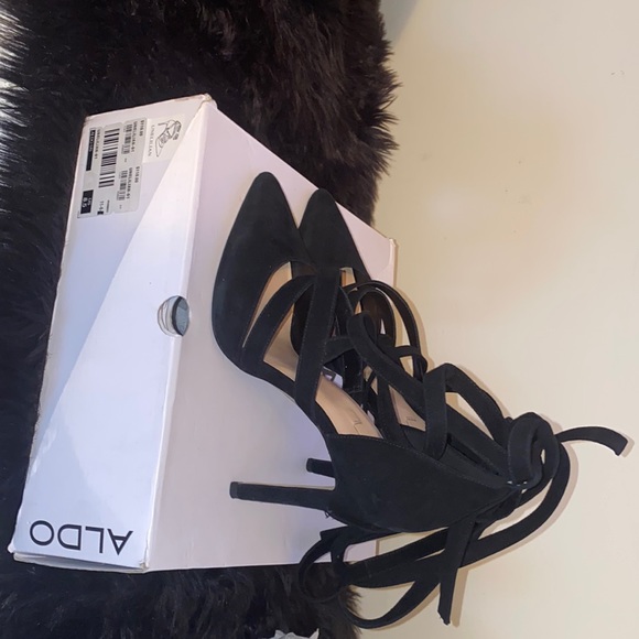 ALDO Womens black size 8.5 heels. - Picture 1 of 5